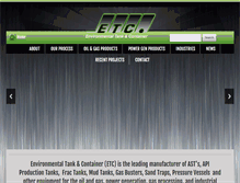 Tablet Screenshot of etctank.com